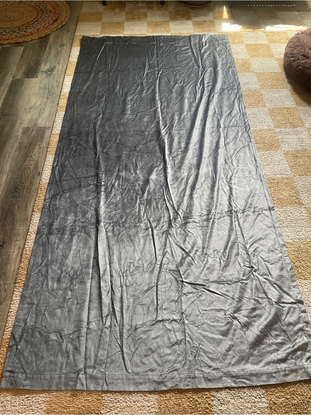 West Elm Velvet Curtains 4 panels 95 in